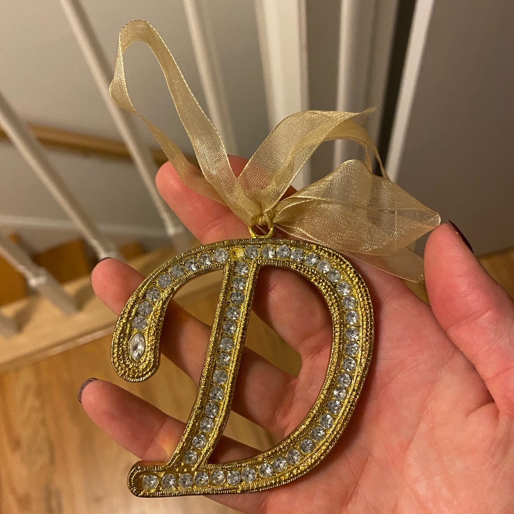 NWOT 🎉 Monogram “D” Ornament